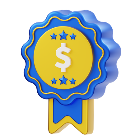 Insigne du meilleur prix  3D Icon