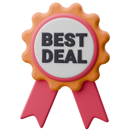 Badge de la meilleure offre  3D Icon