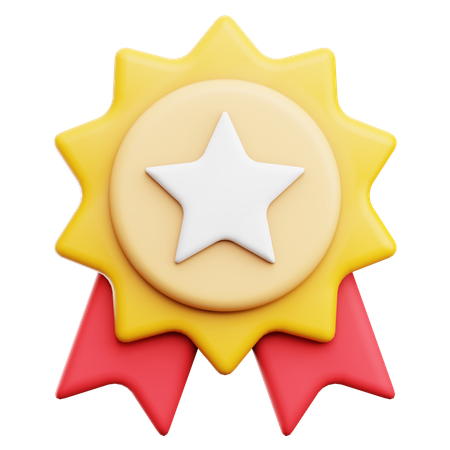 Badge Of Graduation  3D Icon