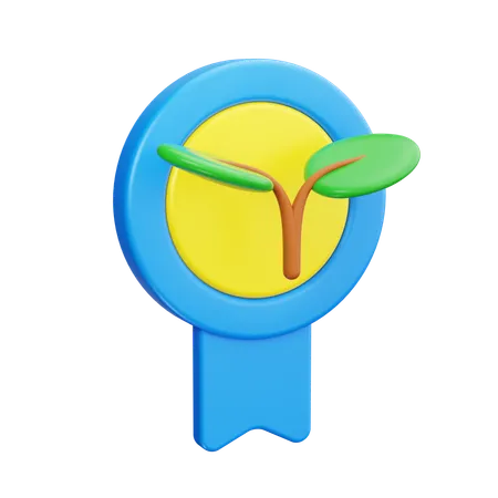 Insigne de plante  3D Icon