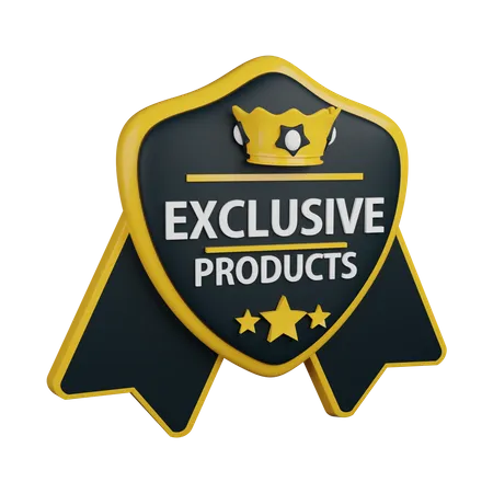 Badge produit exclusif  3D Icon