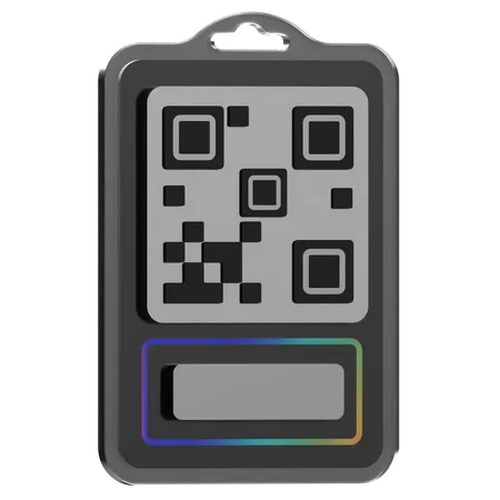 Insigne de code qr  3D Icon