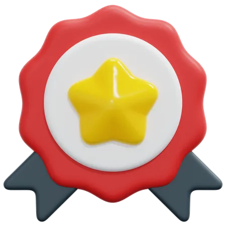 Insigne de qualité  3D Icon