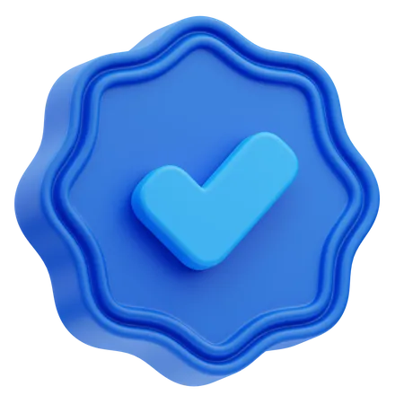 Insigne de qualité  3D Icon