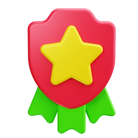 Badge Ribbon  3D Icon