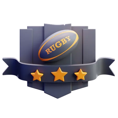 Insigne de rugby  3D Icon