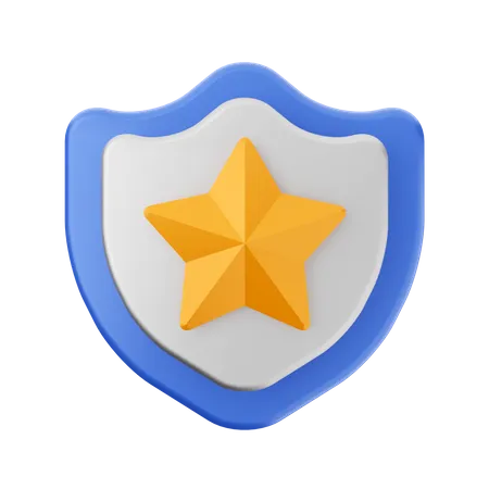 Badge de Sheriff  3D Icon