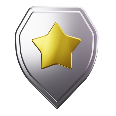 Badge Shield  3D Icon
