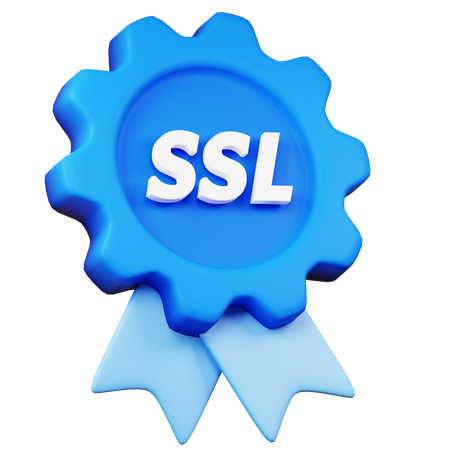 Badge SSL  3D Icon