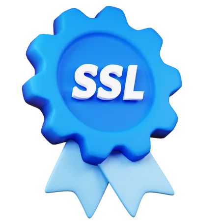 Badge SSL  3D Icon