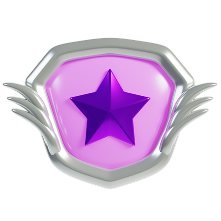 Insignes de rang Argent  3D Icon