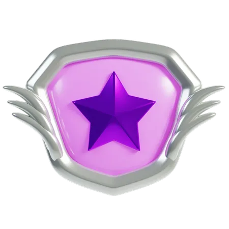 Insignes de rang Argent  3D Icon