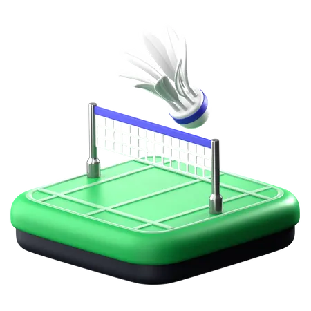 Badminton 3 D Sports Icon 3D Icon