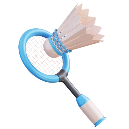 3 D Illustration Badminton 3D Icon