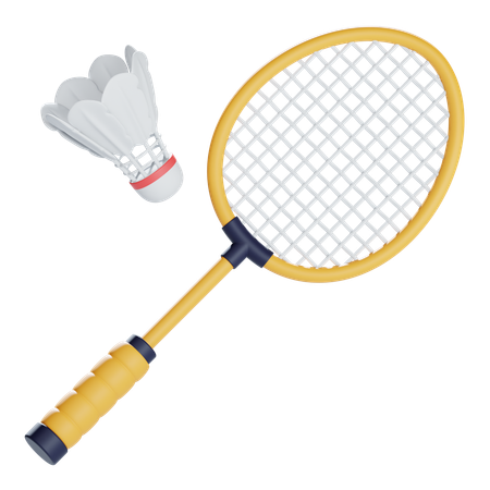 Bádminton  3D Icon