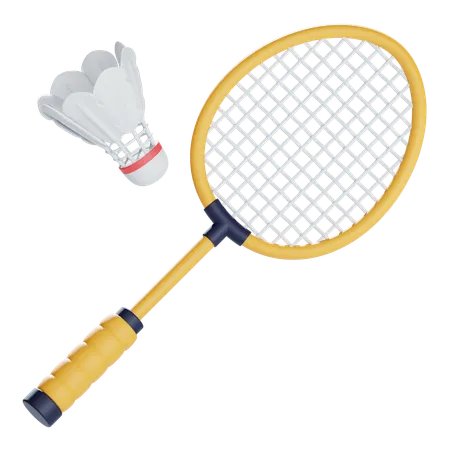 Badminton  3D Icon