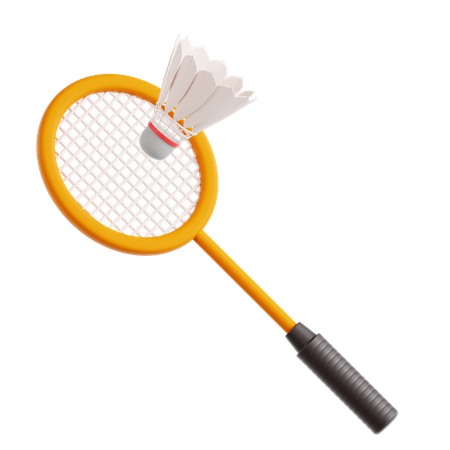 Bádminton  3D Icon