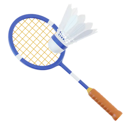 Bádminton  3D Icon