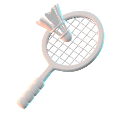 Badminton  3D Icon