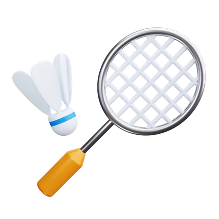 Badminton  3D Icon