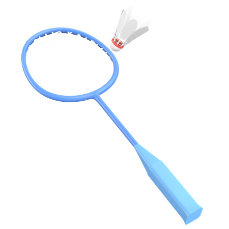 Badminton  3D Illustration