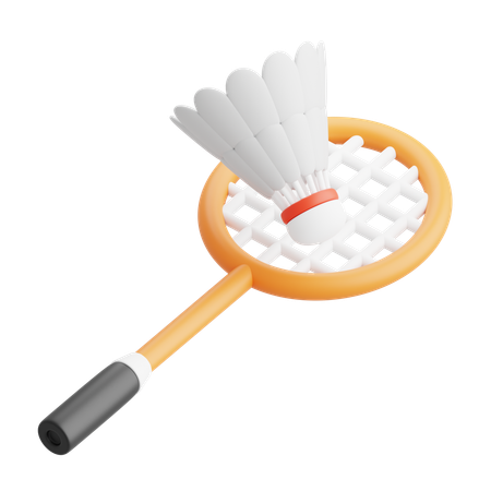 Badminton  3D Icon