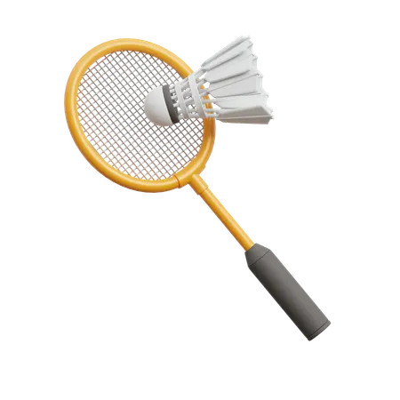Badminton  3D Icon