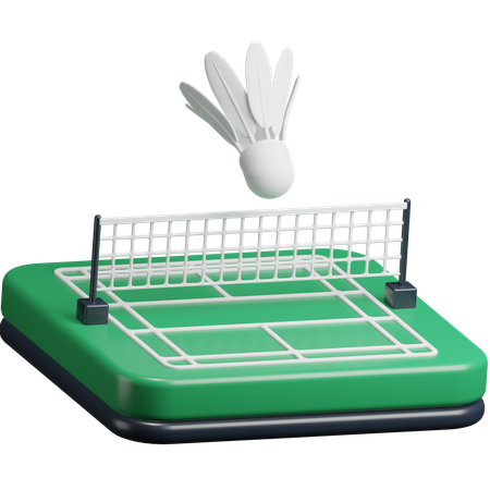 Badminton  3D Icon