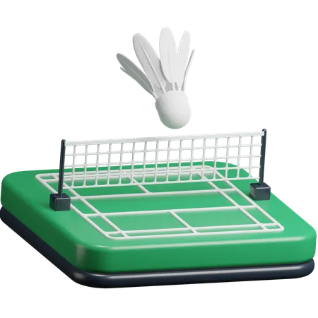 Badminton  3D Icon