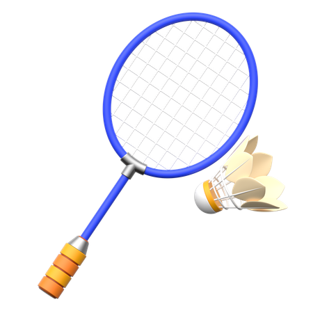 Badminton  3D Icon