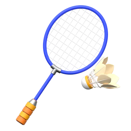 Badminton  3D Icon