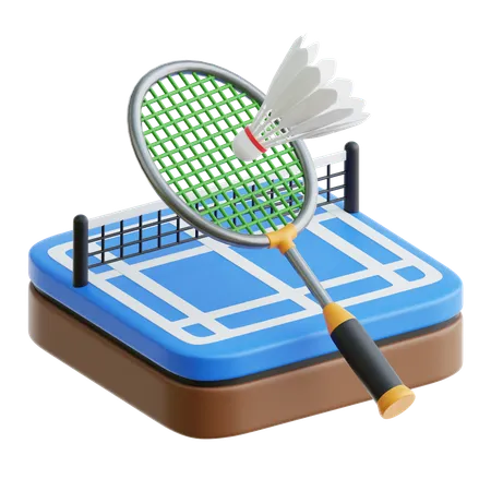 Badminton  3D Icon