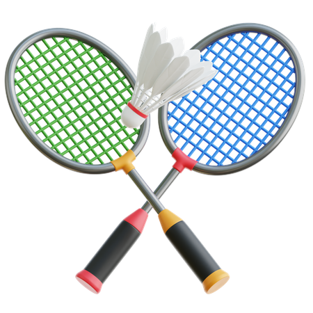 Badminton  3D Icon