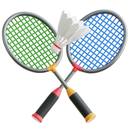 Badminton  3D Icon