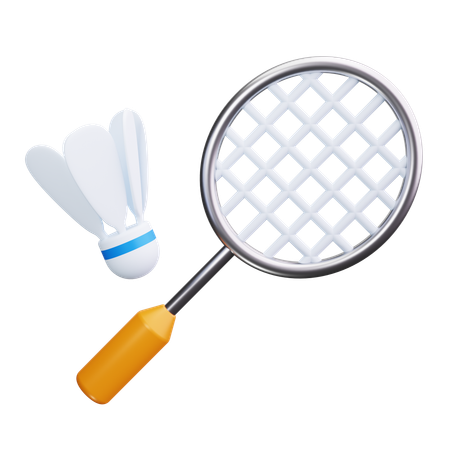 Badminton  3D Icon