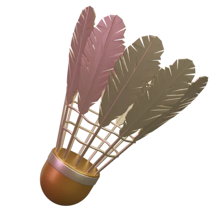 Badminton  3D Icon