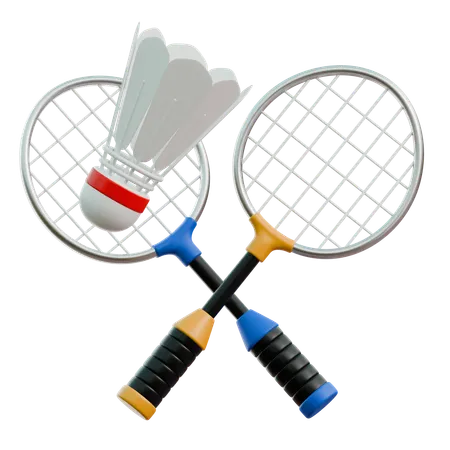 Badminton  3D Icon