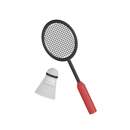 Badminton  3D Icon