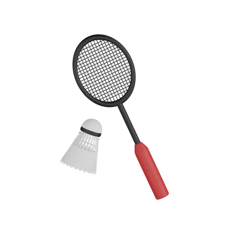 Badminton  3D Icon