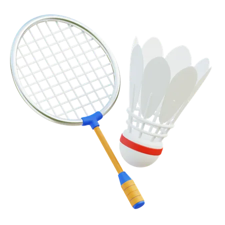 Badminton  3D Icon