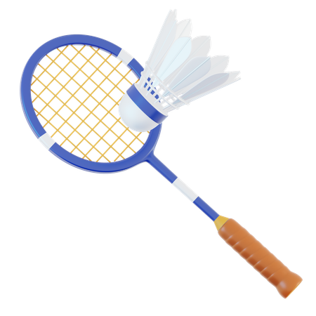 Badminton  3D Icon