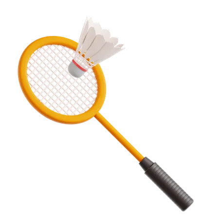 Badminton  3D Icon