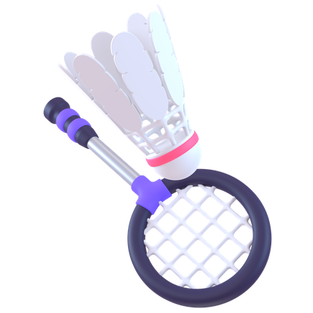 Badminton  3D Icon