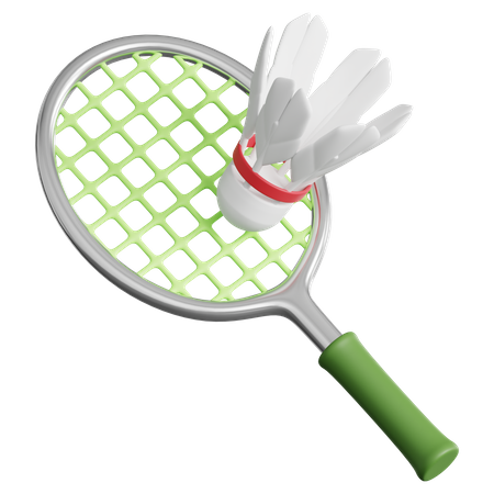 Badminton  3D Icon