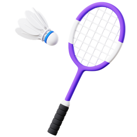 Badminton  3D Icon