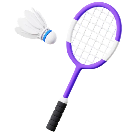 Badminton  3D Icon