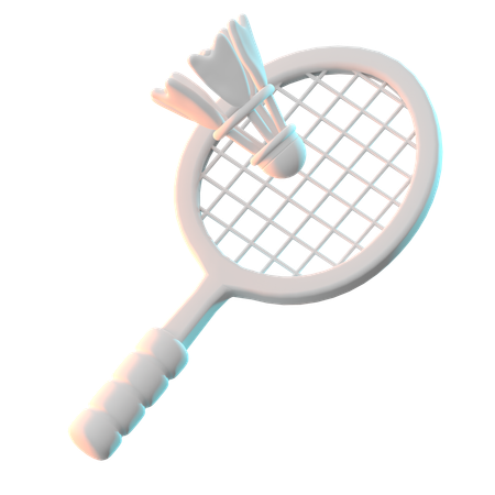 Badminton  3D Icon