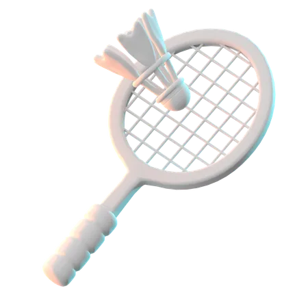 Badminton  3D Icon