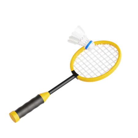 Badminton  3D Icon