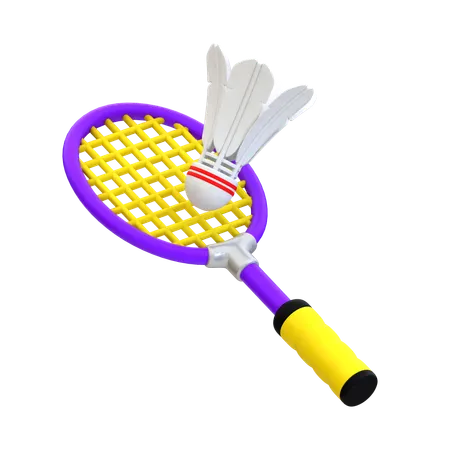 Badminton  3D Icon